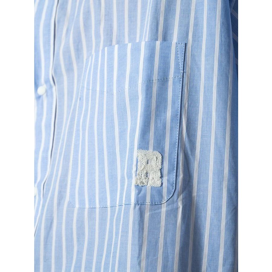 先染めストライプ半袖ビッグシャツ | REGIEVO | 17