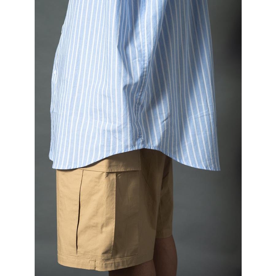 先染めストライプ半袖ビッグシャツ | REGIEVO | 19