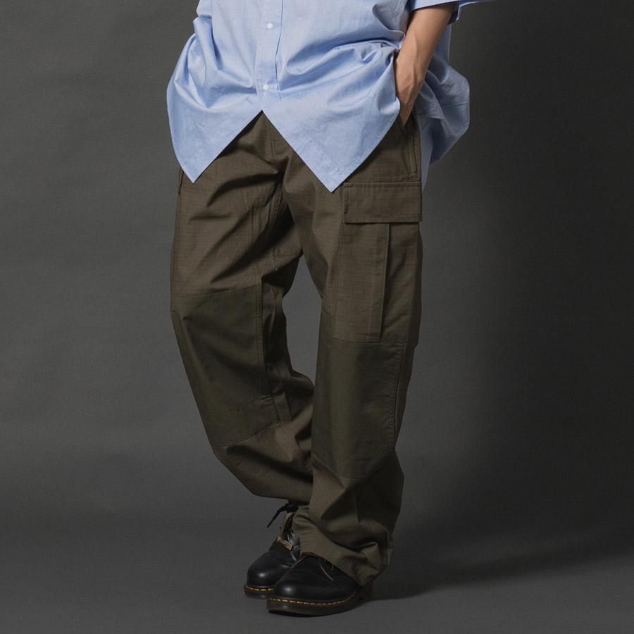 コットンリップストップカーゴパンツ | REGIEVO