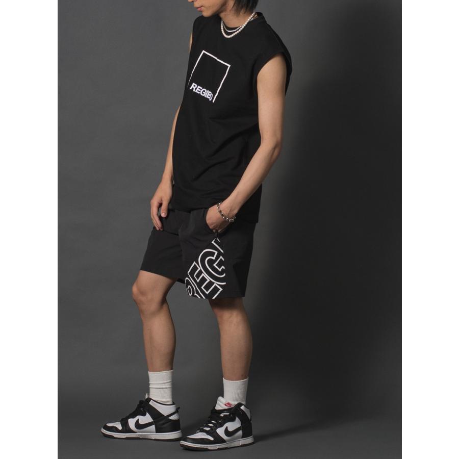 ロゴプリントノースリーブ メンズ タンクトップ トレーニングウエア 袖なし 韓国ファッション ストリート系 サーフ系 ユニセックス 春 夏 春服 夏服 | REGIEVO | 13