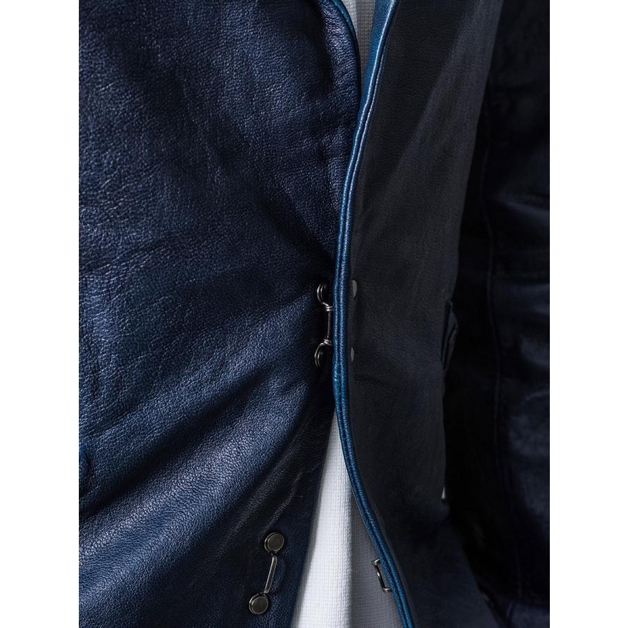 REGIEVO（レジエボ） レザージャケット メンズ アウター テーラード