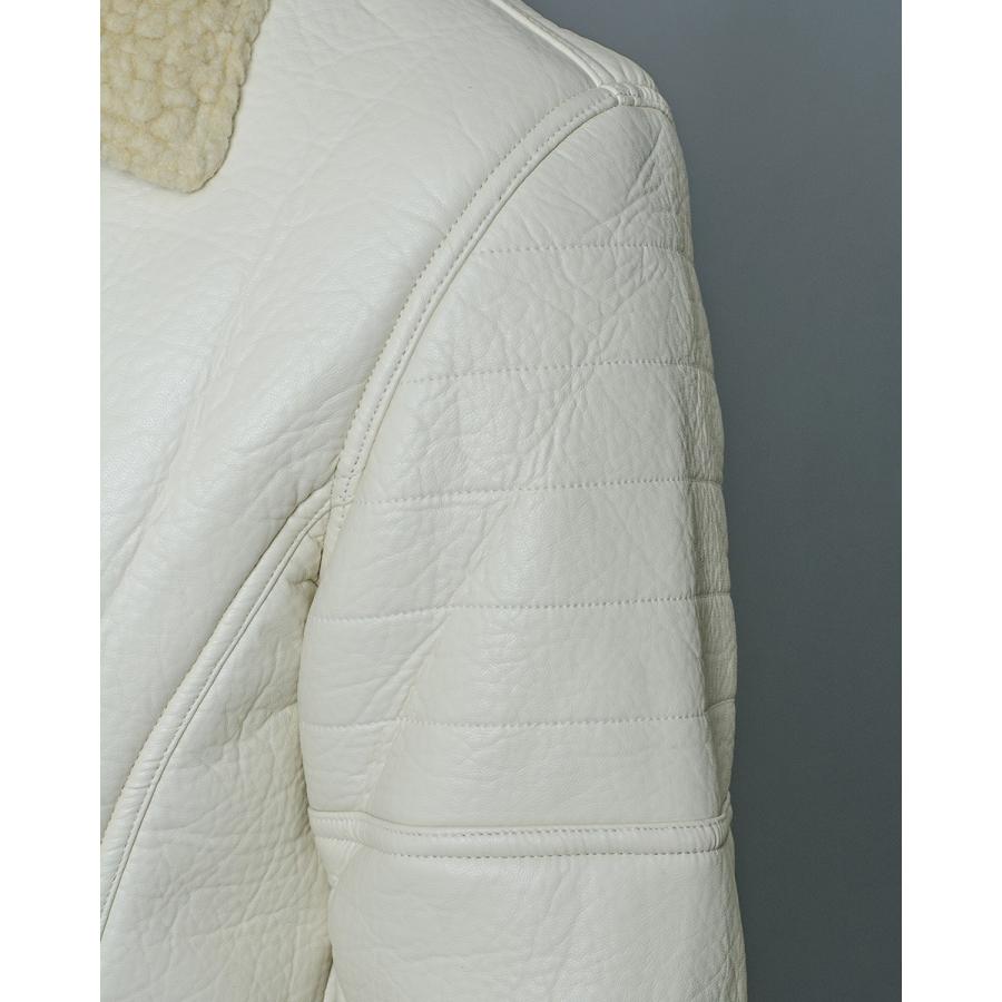 ムートンコート メンズ 暖かい 秋 冬 ホワイト 白 ブラック 黒 S M L XL 2L LL ムートン 裏ボア REGIEVO レジエボ hk エイチケー 55111 | REGIEVO | 13