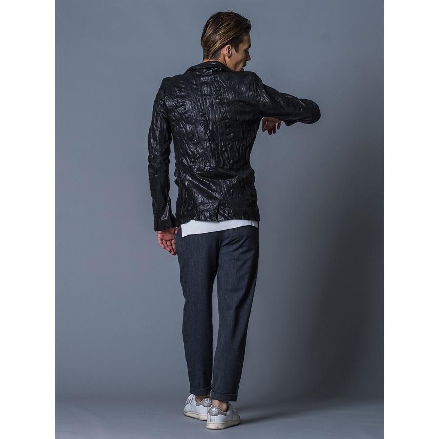 レザージャケット メンズ テーラード 本革 山羊 ゴート ベージュ ワイン ブラック 黒 M L XL 2L LL REGIEVO レジエボ hk エイチケー 55504 | REGIEVO | 14