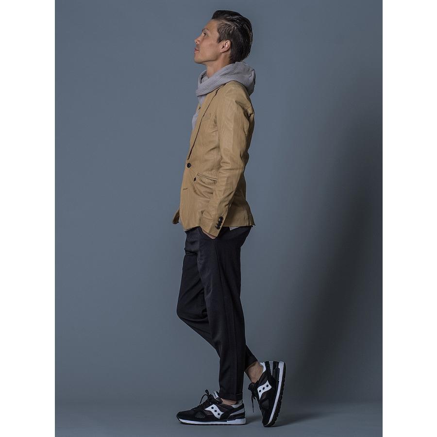 レザージャケット メンズ テーラード 本革 山羊 ゴート ベージュ ワイン ブラック 黒 M L XL 2L LL REGIEVO レジエボ hk エイチケー 55504 | REGIEVO | 07