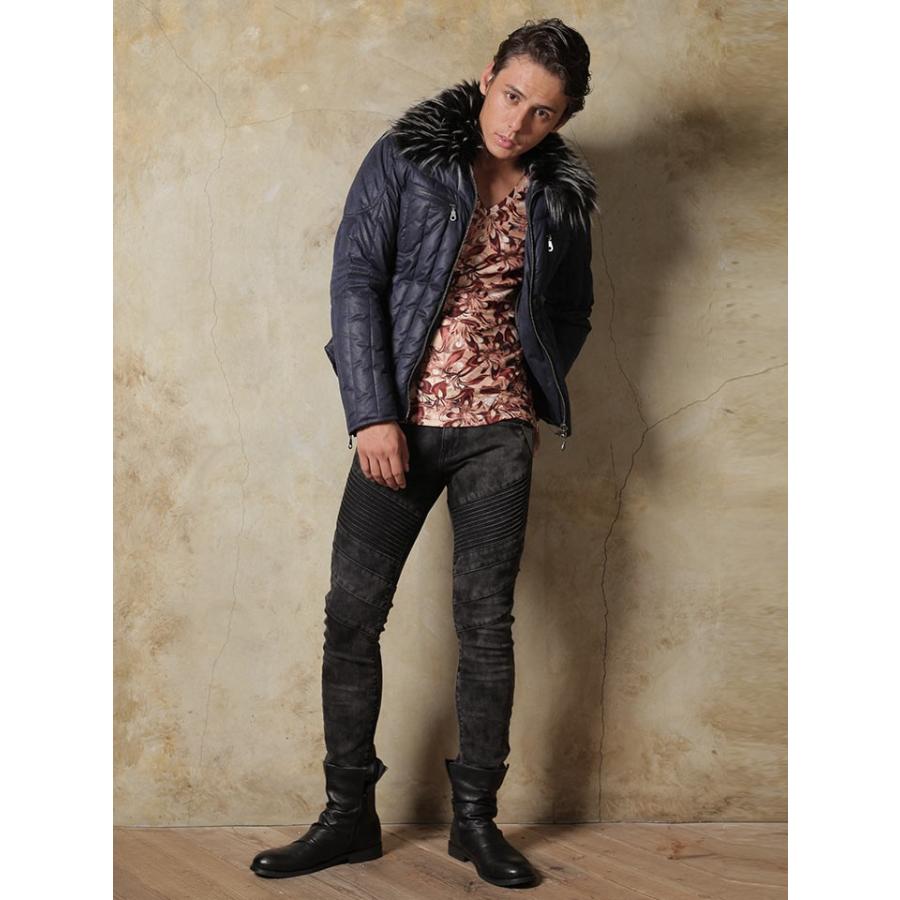 フェイクレザーダウンジャケット（古着） 中古・古着通販】ALL THE WAY (オール ザ ウェイ) レザーダウン