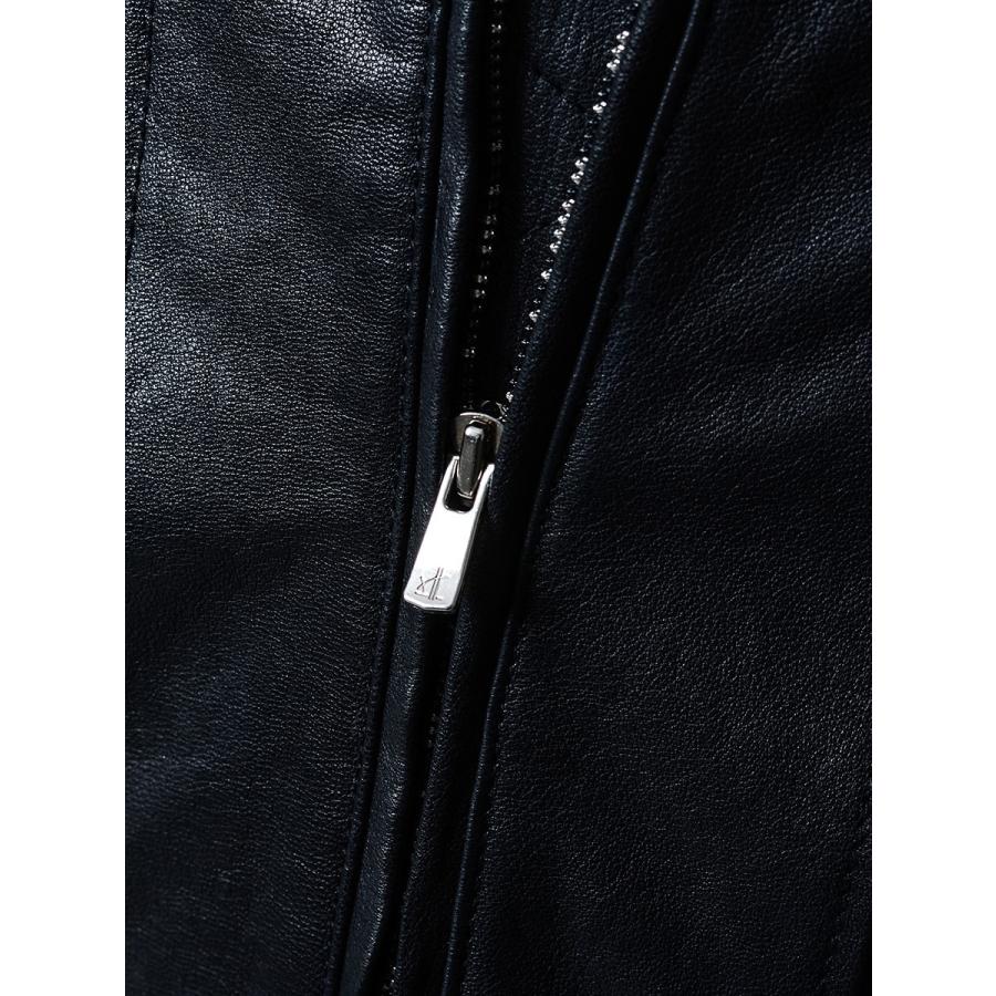 REGIEVO レジエボ レザーシングルライダースジャケット メンズ アウター ライダースジャケット リアルレザー 秋冬 カーキ ブラック 黒 M L XL LL ２L 5815 | REGIEVO | 10