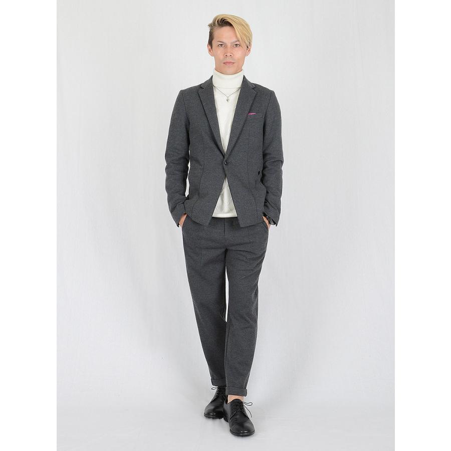 ジャケット メンズ 秋 秋冬 春 ストレッチ グレー カーキ ブラック テーラード 本切羽 総裏地 シームポケット S M L LL XL 2L REGIEVO レジエボ 65500 | REGIEVO | 09