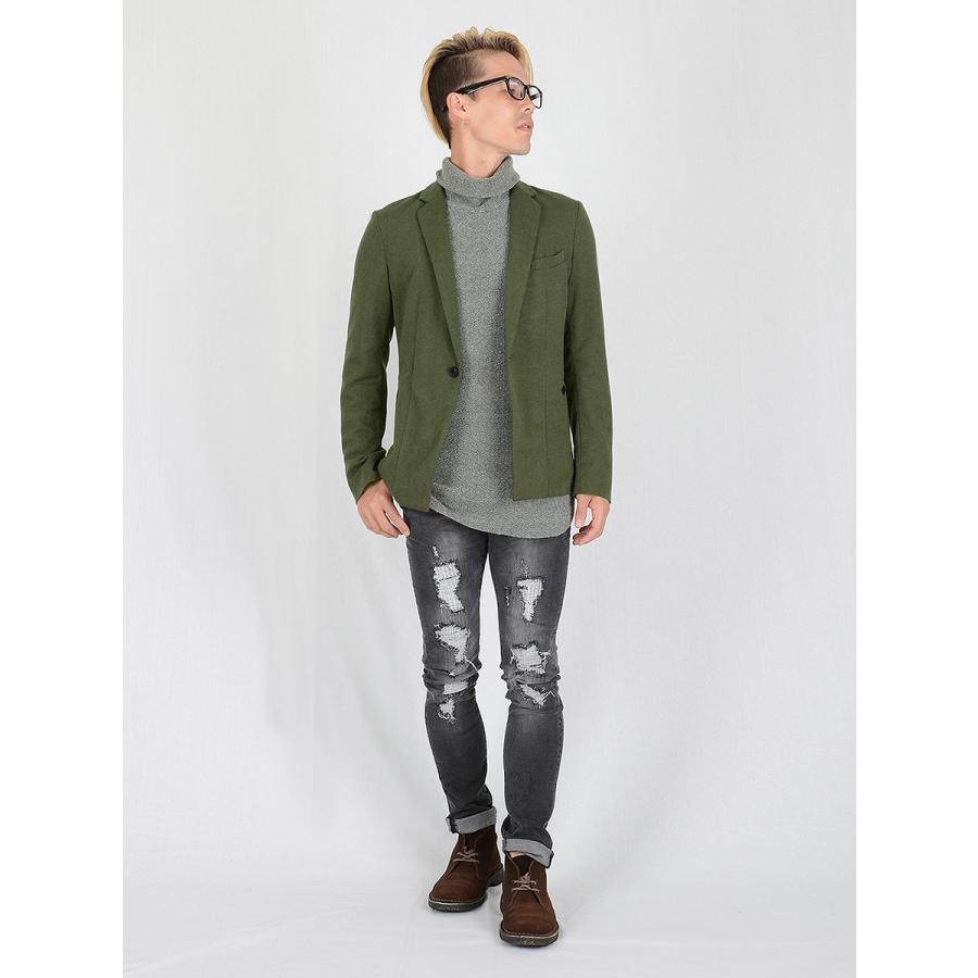 REGIEVO（レジエボ） ジャケット メンズ 秋 秋冬 春 ストレッチ グレー