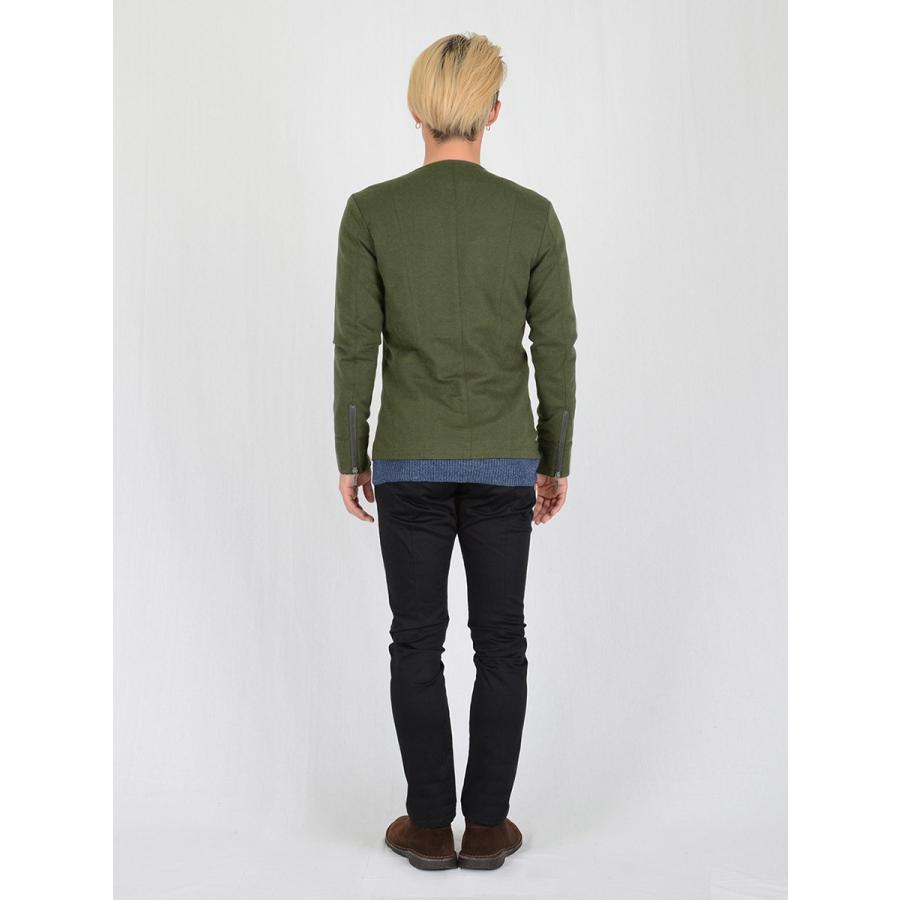 REGIEVO レジエボ ストレッチノーカラージャケット メンズ 春 夏 秋 冬 S M L LL 65501 | REGIEVO | 10