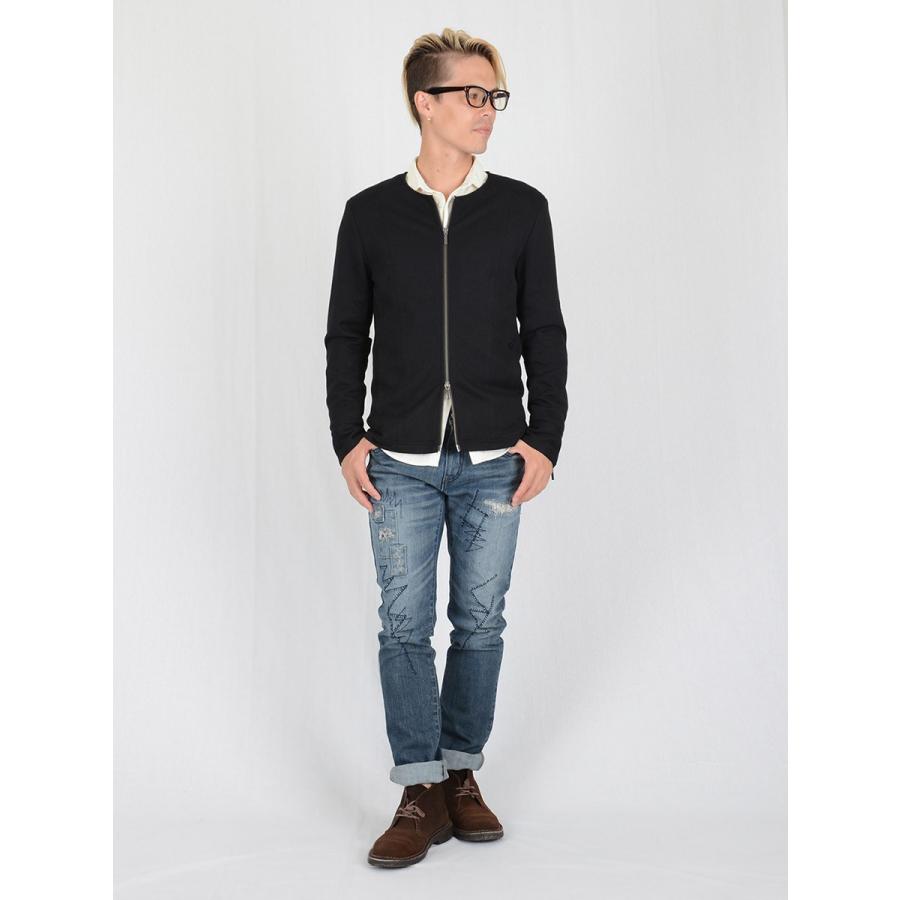 REGIEVO レジエボ ストレッチノーカラージャケット メンズ 春 夏 秋 冬 S M L LL 65501 | REGIEVO | 12