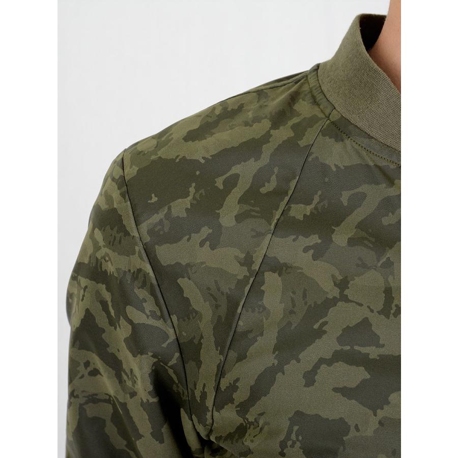 MA-1 メンズ 春 秋 カーキ ブラック 黒 S M L XL LL 2L 迷彩 カモフラ 合皮 フライトジャケット ストリート ヒップホップ REGIEVO レジエボ hk エイチケー 65504 | REGIEVO | 10