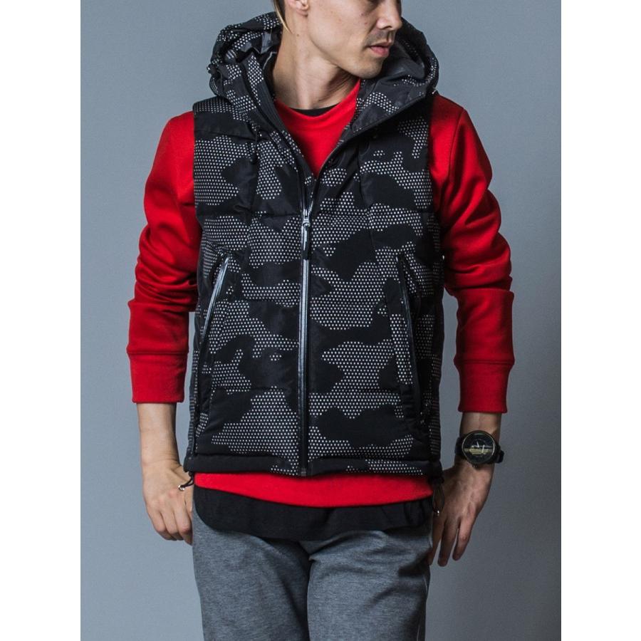 Regievo レジエボ カモフラ柄ダウンベスト アウター 迷彩 カモフラ ストリート カジュアル メンズ S M L Xl Re メンズジャケット バッグ 鞄 のhk 通販 Yahoo ショッピング