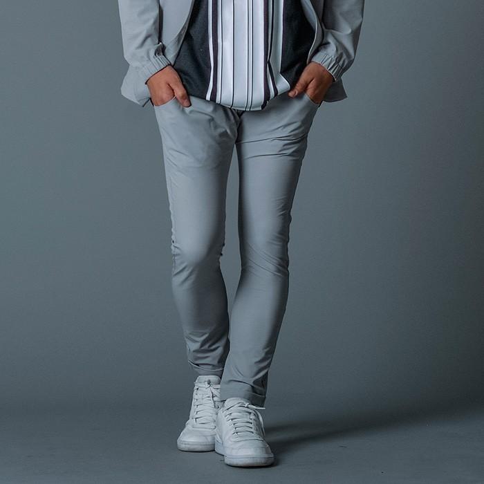 ジョガーパンツ メンズ スリム スポーツ グレー ネイビー ブラック 紺 黒 S M L XL 2L 29 30 31 32 イージー ストレッチ 春夏 秋冬 REGIEVO レジエボ 85103 | REGIEVO