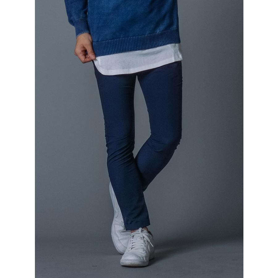 ジョガーパンツ メンズ スリム スポーツ グレー ネイビー ブラック 紺 黒 S M L XL 2L 29 30 31 32 イージー ストレッチ 春夏 秋冬 REGIEVO レジエボ 85103 | REGIEVO | 04