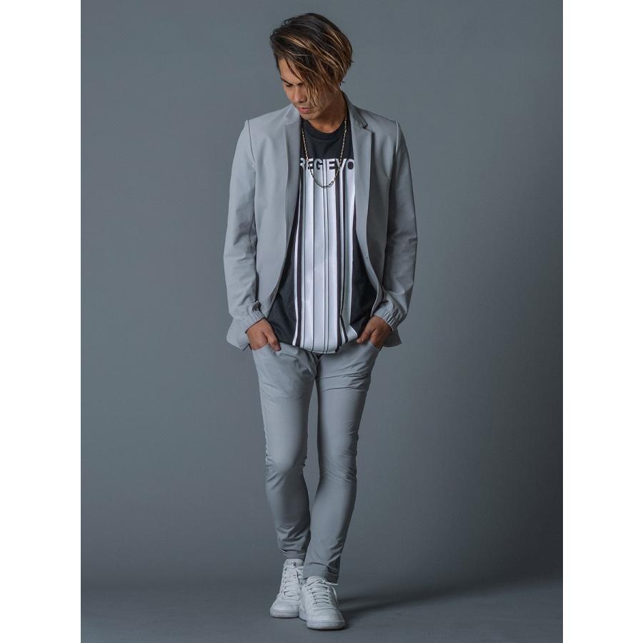 ジョガーパンツ メンズ スリム スポーツ グレー ネイビー ブラック 紺 黒 S M L XL 2L 29 30 31 32 イージー ストレッチ 春夏 秋冬 REGIEVO レジエボ 85103 | REGIEVO | 06