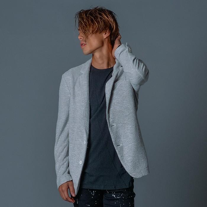 ジャケット メンズ 秋冬 春 夏 秋 パイル タオル カジュアル アンコン M L XL 2L LL REGIEVO レジエボ hk エイチケー 85104 | REGIEVO