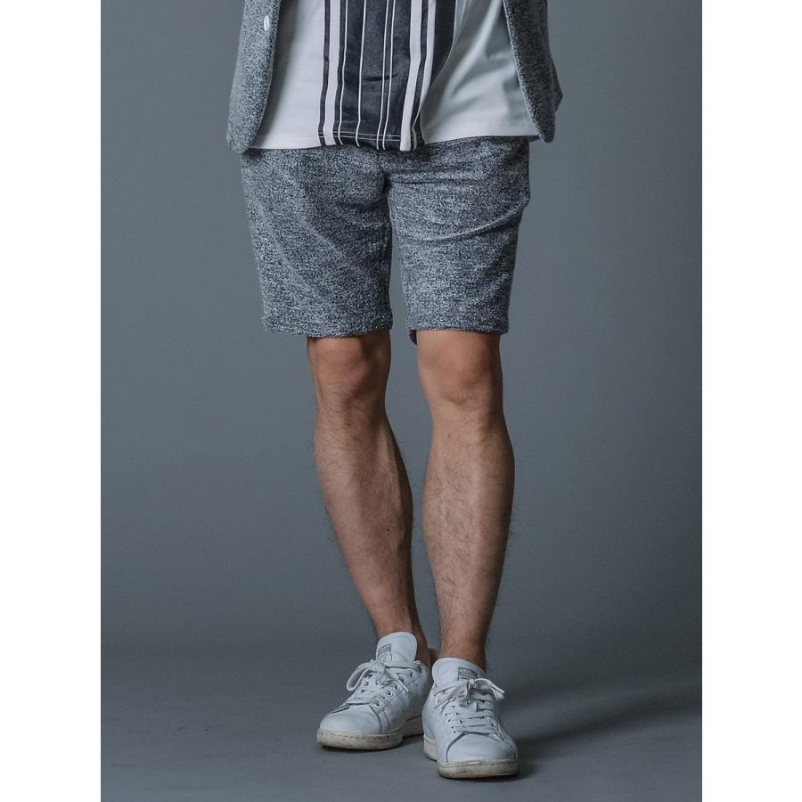 ハーフパンツ ショートパンツ メンズ パイル アイボリー グレー ブラック S M L XL 2L スポーティー REGIEVO レジエボ | REGIEVO | 04