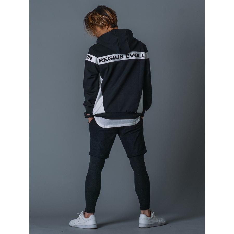 ハーフパンツ ショートパンツ メンズ パイル アイボリー グレー ブラック S M L XL 2L スポーティー REGIEVO レジエボ | REGIEVO | 14