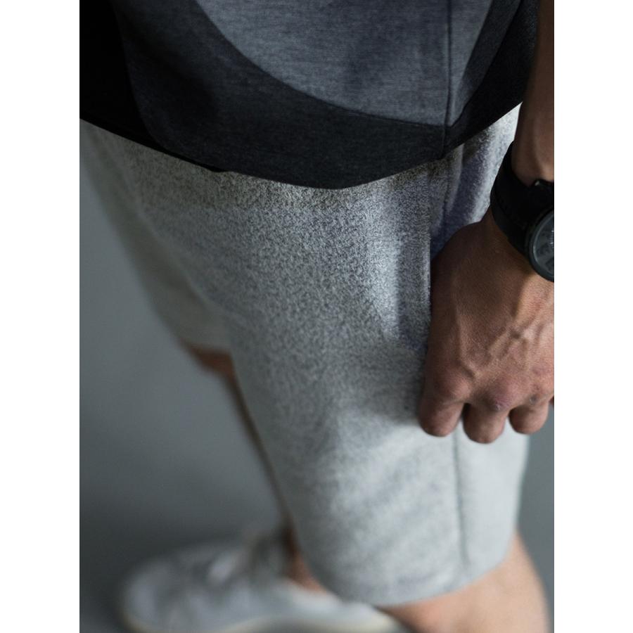 ハーフパンツ ショートパンツ メンズ パイル アイボリー グレー ブラック S M L XL 2L スポーティー REGIEVO レジエボ | REGIEVO | 15