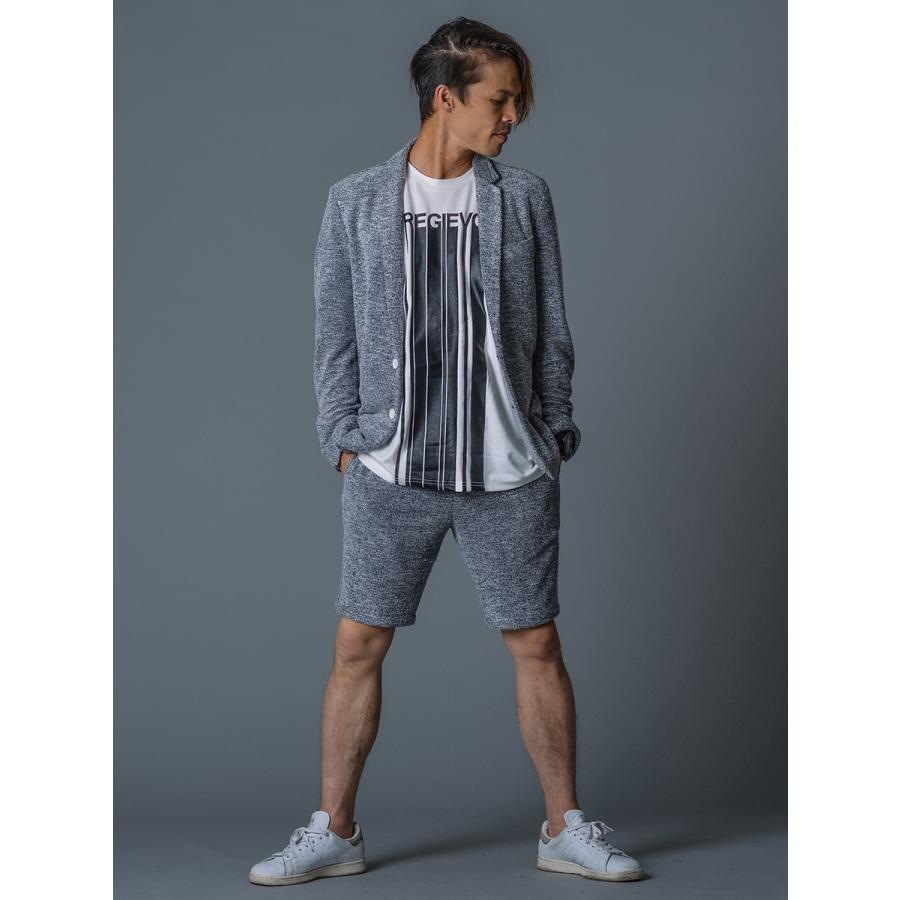 ハーフパンツ ショートパンツ メンズ パイル アイボリー グレー ブラック S M L XL 2L スポーティー REGIEVO レジエボ | REGIEVO | 09