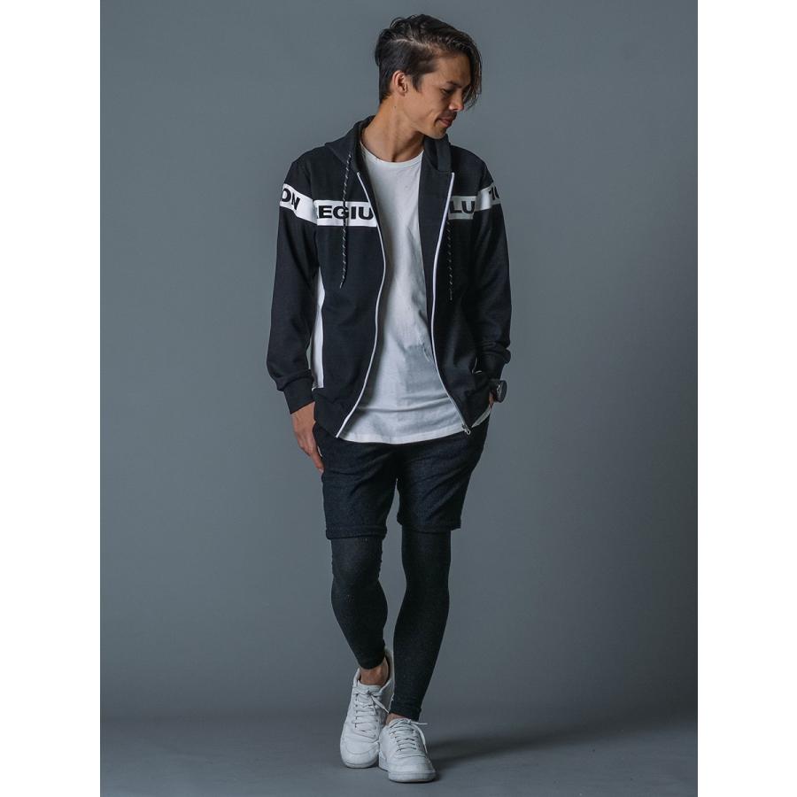 ハーフパンツ ショートパンツ メンズ パイル アイボリー グレー ブラック S M L XL 2L スポーティー REGIEVO レジエボ | REGIEVO | 12