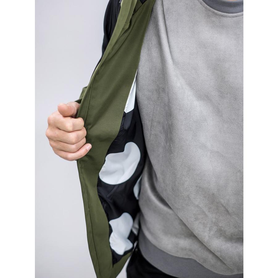 マウンテンパーカー マンパー メンズ 春 秋 冬 レッド 赤 カーキ ブラック 黒 S M L XL 2L LL フード 止水 切替 カジュアル スポーティー REGIEVO hk 85503 | REGIEVO | 17