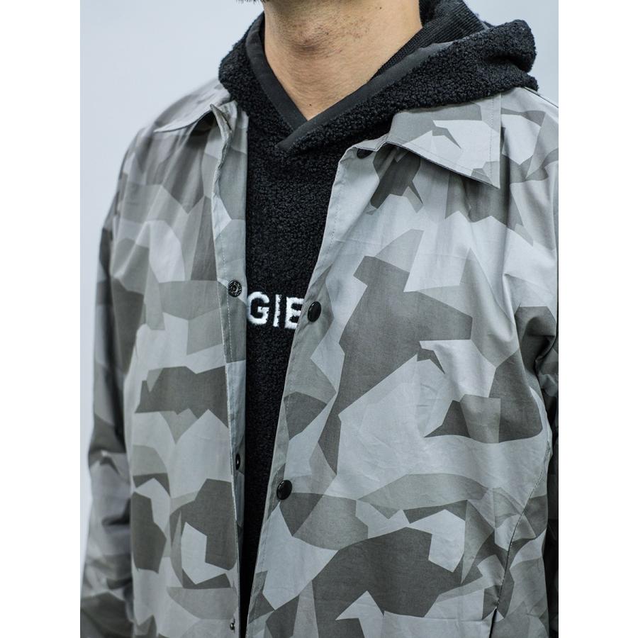 コーチジャケット メンズ 春 秋 冬 グレー ブラック 黒 S M L XL 2L LL 迷彩 ストレッチ カジュアル スポーティー REGIEVO レジエボ hk エイチケー 85505 | REGIEVO | 10