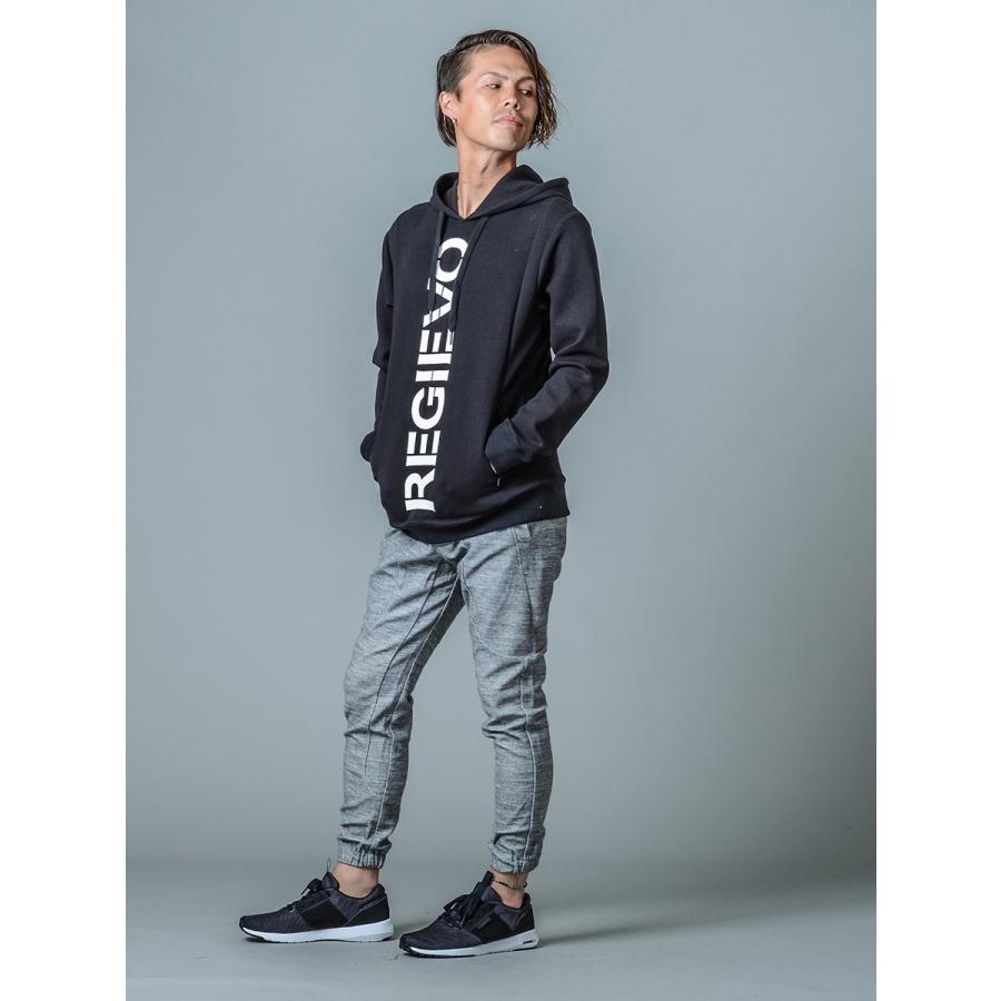 パーカー メンズ 春 秋 冬 白 黒 ホワイト グレー ブラック S M L XL 2L LL ロゴ プリント プルパーカー プルオーバー ストレッチ REGIEVO レジエボ 85512 | REGIEVO | 13