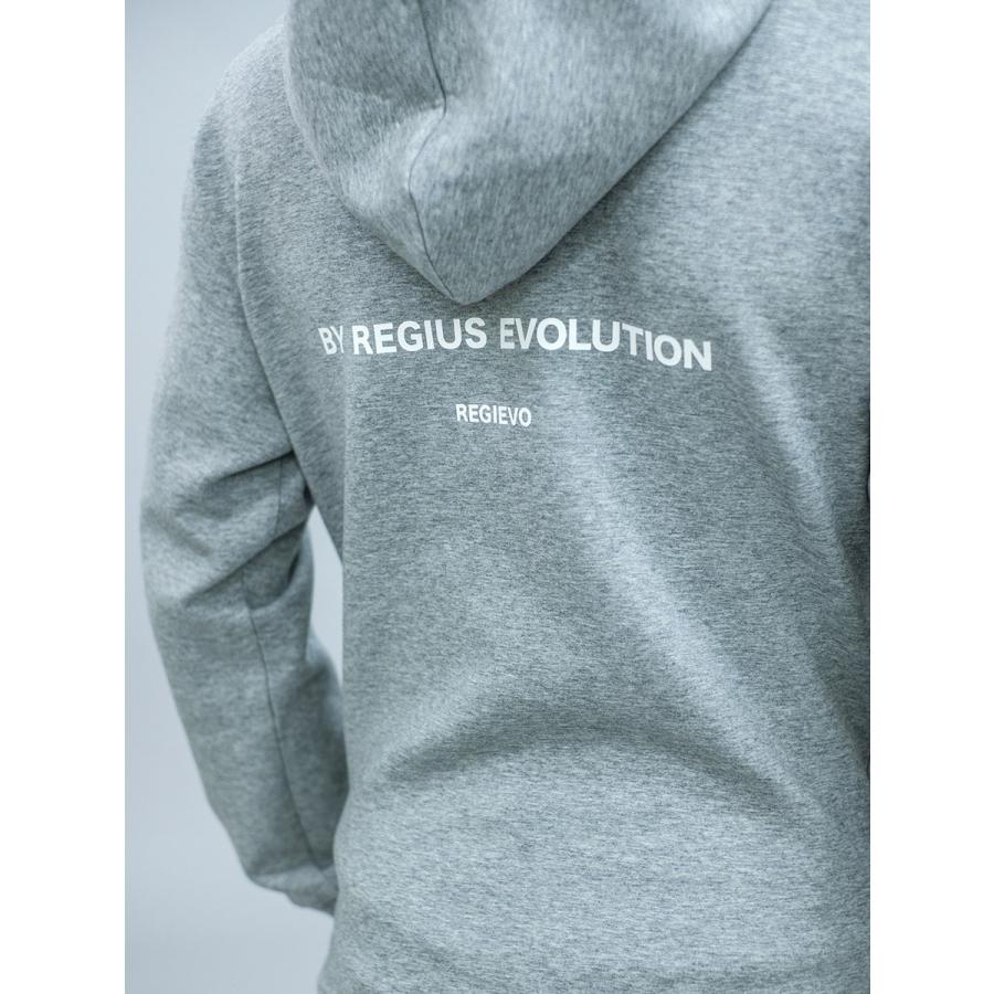 パーカー メンズ 春 秋 冬 白 黒 ホワイト グレー ブラック S M L XL 2L LL ロゴ プリント プルパーカー プルオーバー ストレッチ REGIEVO レジエボ 85512 | REGIEVO | 16