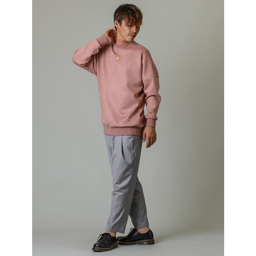 トレーナー メンズ ビッグシルエット 無地 グレー ピンク ブラック テラコッタ モカ 黒 S M L Xl 2l Ll 秋冬 春 スウェード Regievo レジエボ Re メンズジャケット バッグ 鞄 のhk 通販 Yahoo ショッピング