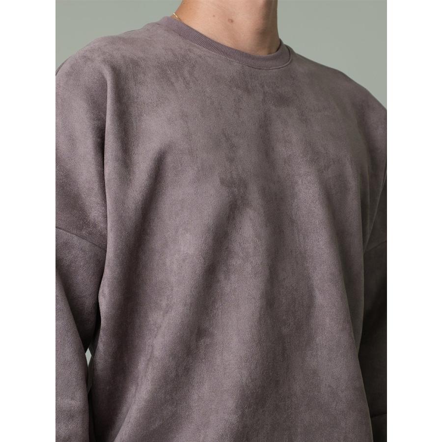 トレーナー メンズ ビッグシルエット 無地 グレー ピンク ブラック テラコッタ モカ 黒 S M L Xl 2l Ll 秋冬 春 スウェード Regievo レジエボ Re メンズジャケット バッグ 鞄 のhk 通販 Yahoo ショッピング