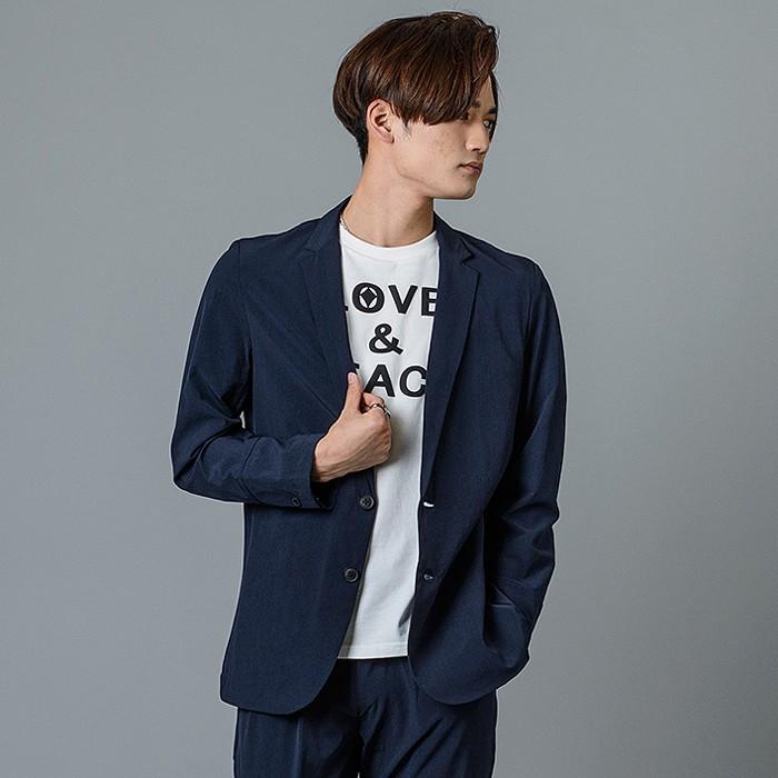 ジャケット メンズ ビジネス 春夏 秋冬 ネイビー ブラック 紺 黒 S M L Xl テーラード ナローカラー アンコン Regievo レジエボ Re メンズジャケット バッグ 鞄 のhk 通販 Yahoo ショッピング