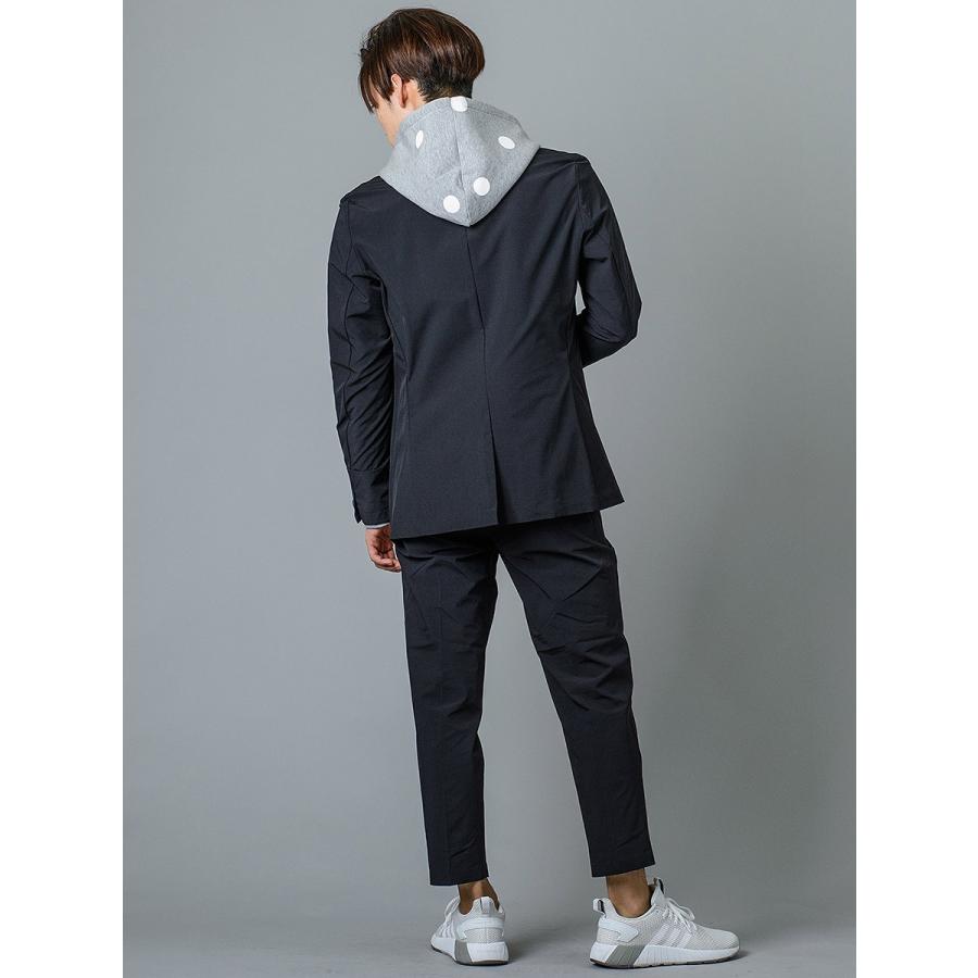 ジャケット メンズ ビジネス 春夏 秋冬 ネイビー ブラック 紺 黒 S M L XL テーラード ナローカラー アンコン REGIEVO レジエボ 95100 | REGIEVO | 15