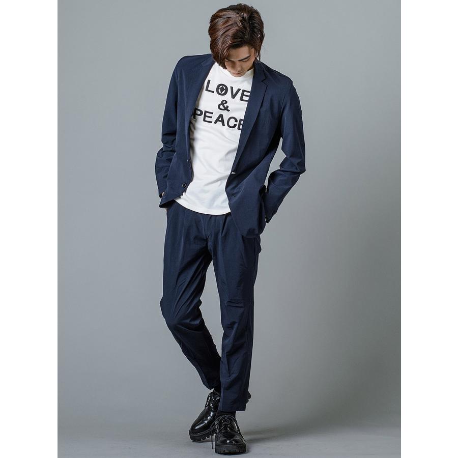 ジャケット メンズ ビジネス 春夏 秋冬 ネイビー ブラック 紺 黒 S M L XL テーラード ナローカラー アンコン REGIEVO レジエボ 95100 | REGIEVO | 05