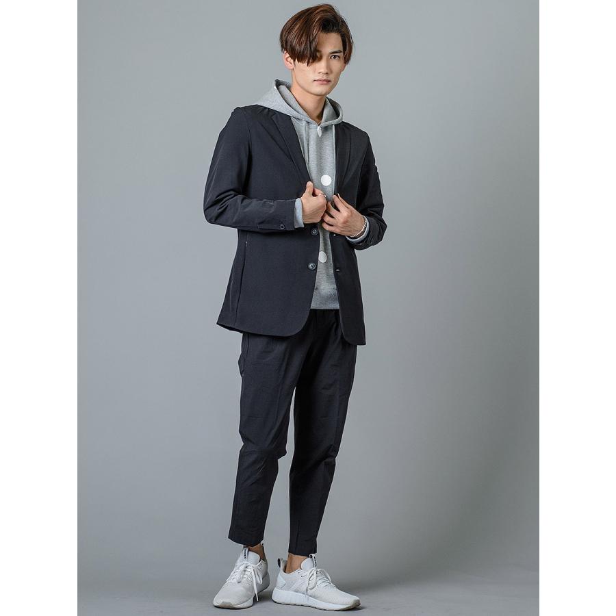 ジャケット メンズ ビジネス 春夏 秋冬 ネイビー ブラック 紺 黒 S M L XL テーラード ナローカラー アンコン REGIEVO レジエボ 95100 | REGIEVO | 11