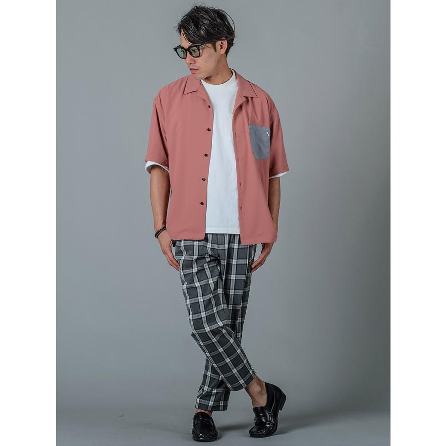 スラックス メンズ テーパード ワイド 春夏 秋冬 黒 グレー ブラック 29 30 31 S M L チェック 9分丈 アンクルパンツ ツータック シャーリング Regievo Re メンズジャケット バッグ 鞄 のhk 通販 Yahoo ショッピング