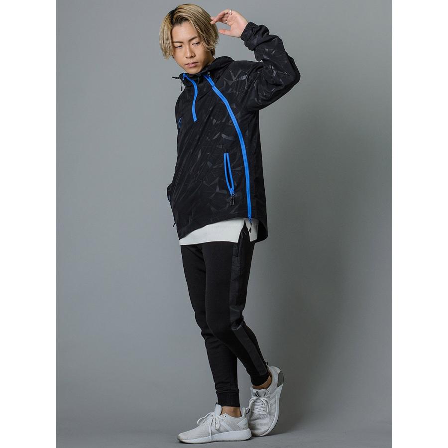 REGIEVO レジエボ ウィンドブレーカー スポーティー カジュアル 総柄 プルパーカー メンズ 春 秋 グレー オレンジ ブラック S M L 95105 | REGIEVO | 16