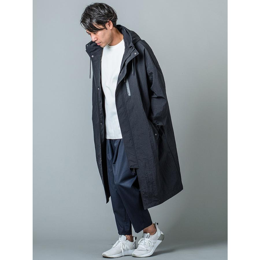 人気新品 Regievo ドロップショルダーモッズコート ビッグシルエット スプリングコート メンズ