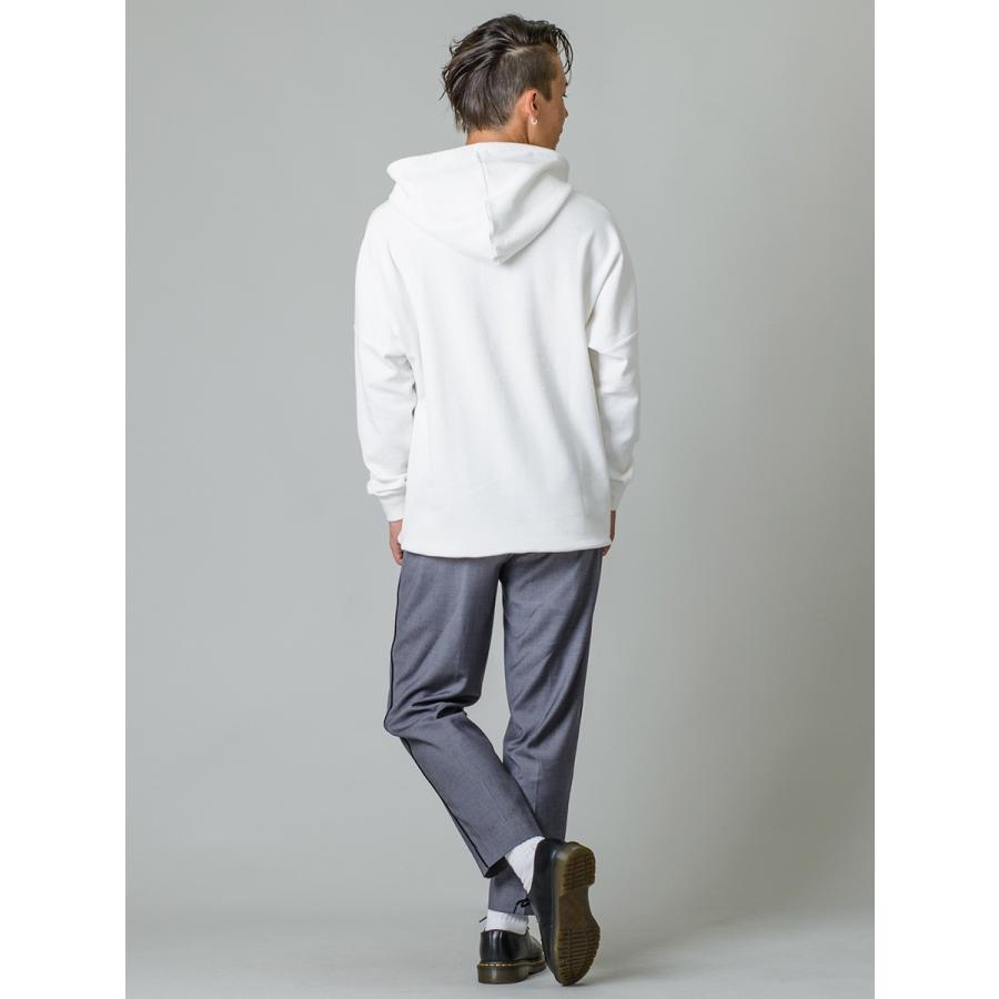 スラックス メンズ テーパード 春夏 秋冬 黒 ベージュ グレー ブラック 29 30 31 32 S M L XL 2L LL 9分丈 アンクルパンツ 2タック ストレッチ REGIEVO 95501 | REGIEVO | 13