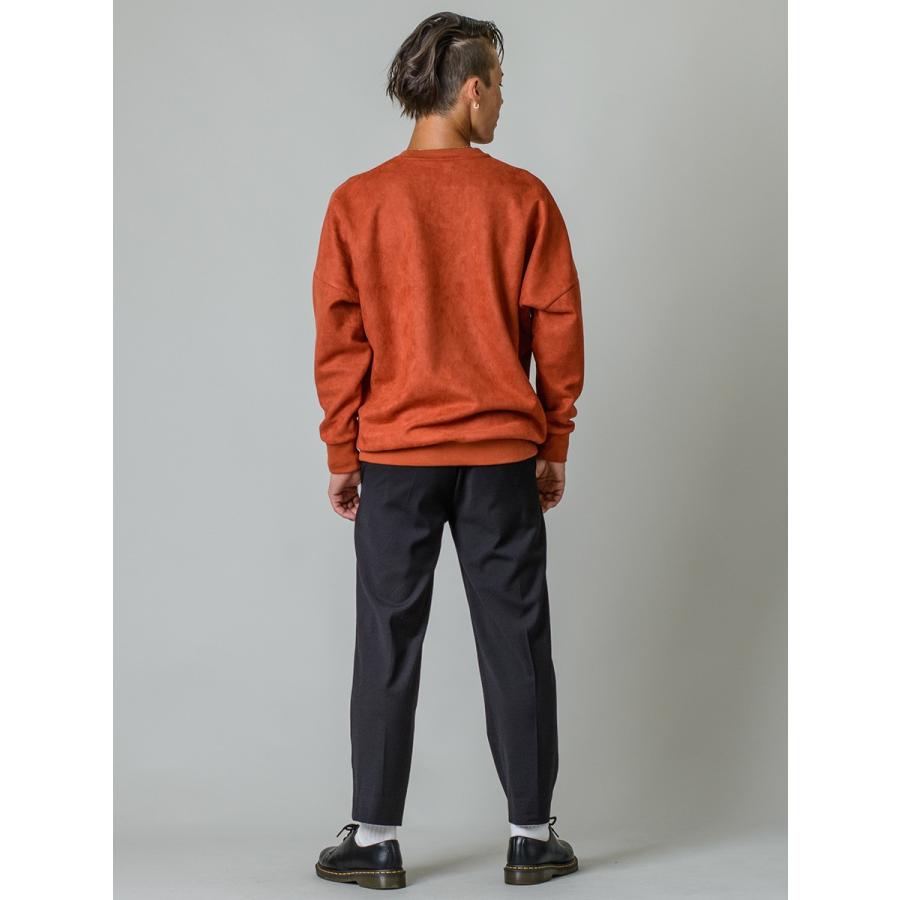 スラックス メンズ テーパード 春夏 秋冬 黒 ベージュ グレー ブラック 29 30 31 32 S M L XL 2L LL 9分丈 アンクルパンツ 2タック ストレッチ REGIEVO 95501 | REGIEVO | 17