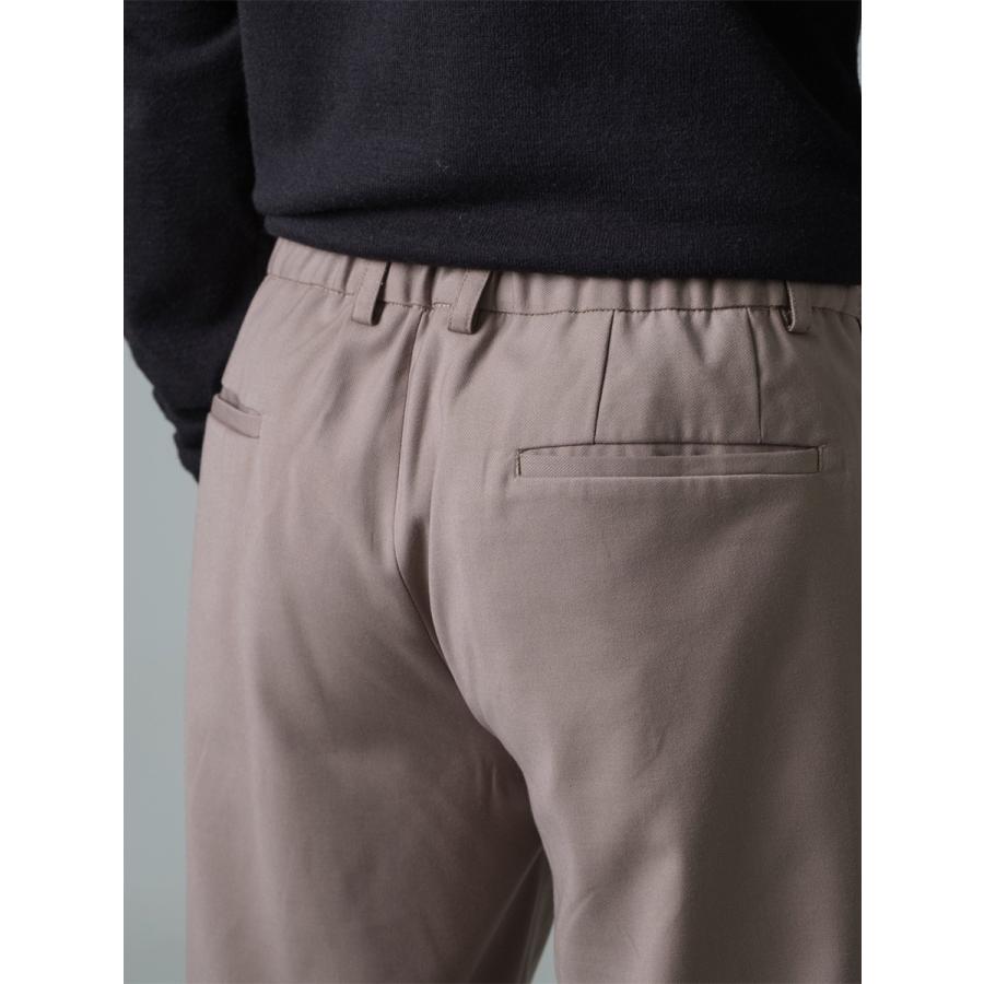 スラックス メンズ テーパード 春夏 秋冬 黒 ベージュ グレー ブラック 29 30 31 32 S M L XL 2L LL 9分丈 アンクルパンツ 2タック ストレッチ REGIEVO 95501 | REGIEVO | 19