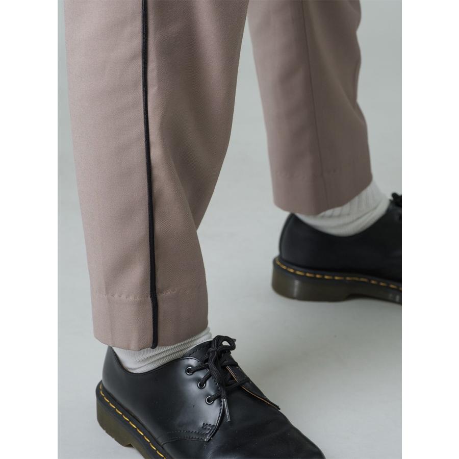 スラックス メンズ テーパード 春夏 秋冬 黒 ベージュ グレー ブラック 29 30 31 32 S M L XL 2L LL 9分丈 アンクルパンツ 2タック ストレッチ REGIEVO 95501 | REGIEVO | 20