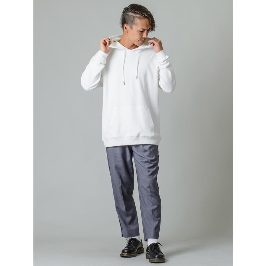 スラックス メンズ テーパード 春夏 秋冬 黒 ベージュ グレー ブラック 29 30 31 32 S M L XL 2L LL 9分丈 アンクルパンツ 2タック ストレッチ REGIEVO 95501 | REGIEVO | 11
