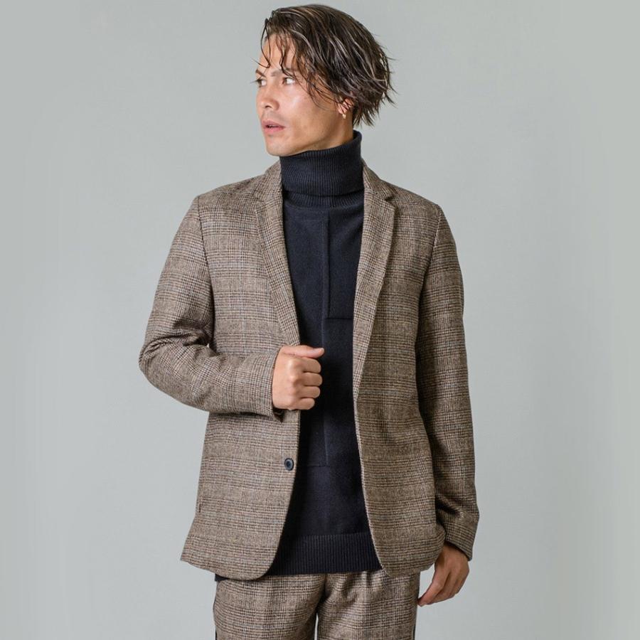 Regievo レジエボ グレンチェック2釦ジャケット メンズ コンサバ系 シンプル 無地 秋冬 ベージュ グレー ブラック S M L Xl 2l Ll 0 1 2 3 Re メンズジャケット バッグ 鞄 のhk 通販 Yahoo ショッピング