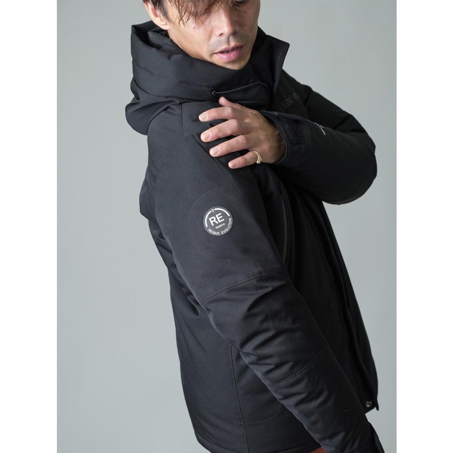 ダウンジャケット メンズ 軽量 グレージュ ブラック 黒 L XL 2L LL ダウン70% 撥水 REGIEVO レジエボ hk エイチケー 95504 | REGIEVO | 13