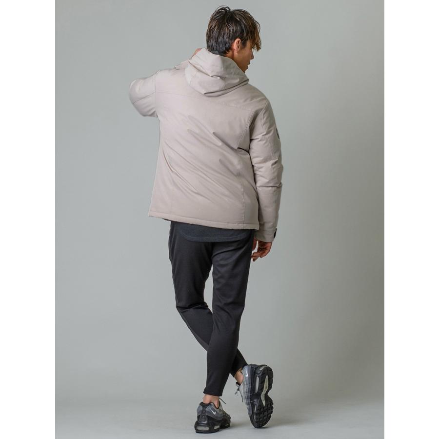 ダウンジャケット メンズ 軽量 グレージュ ブラック 黒 L XL 2L LL ダウン70% 撥水 REGIEVO レジエボ hk エイチケー 95504 | REGIEVO | 07