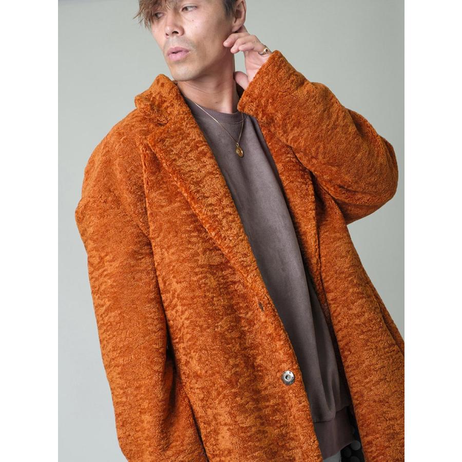 REGIEVO（レジエボ） ボアコート メンズ オーバーサイズ 秋冬 秋 冬