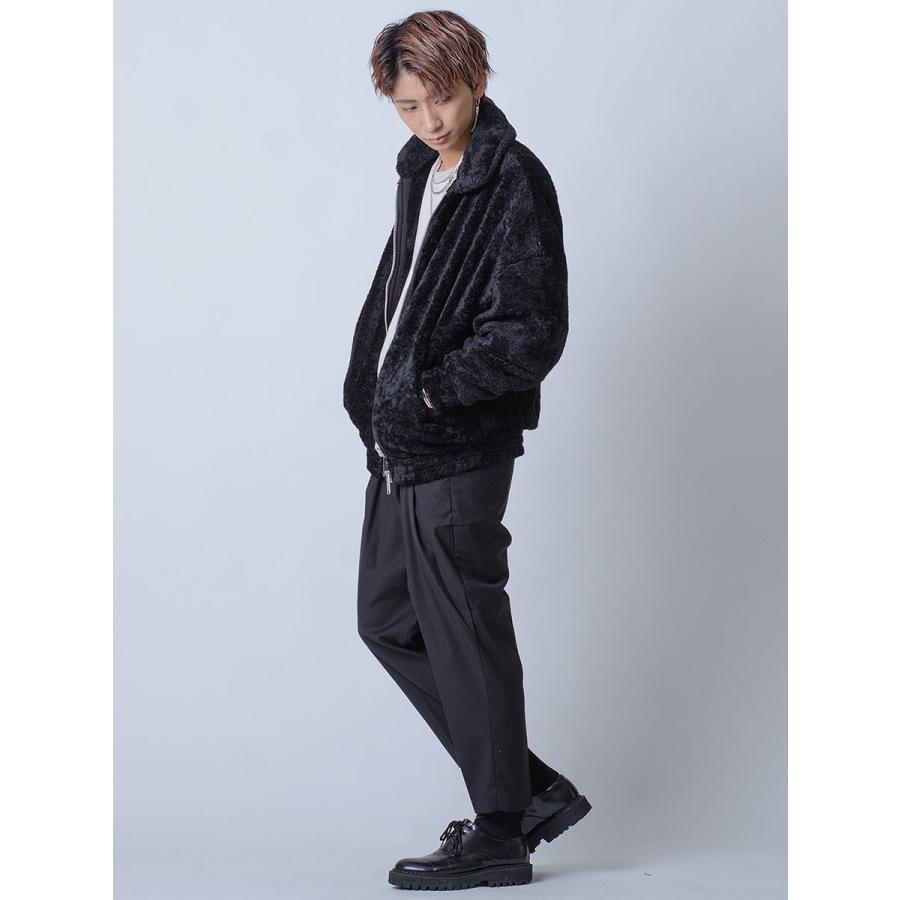 ボア ブルゾン メンズ 冬 暖かい ホワイト 白 ブルー 青 ブラック 黒 ボアジャケット ビッグシルエット オーバーサイズ M L Regievo レジエボ Re メンズジャケット バッグ 鞄 のhk 通販 Yahoo ショッピング