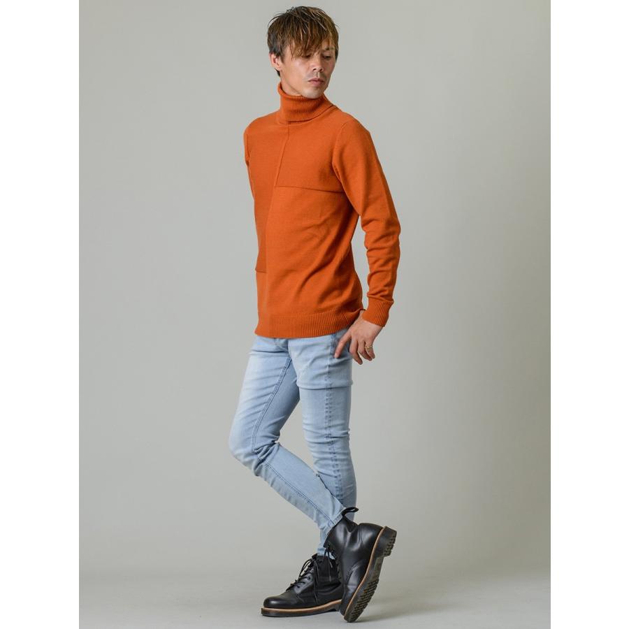 ニット メンズ 秋 セーター タートルネック 無地 ホワイト オレンジ ブラック 白 黒 M L Xl Ll 2l Regievo レジエボ Hk エイチケー Re メンズジャケット バッグ 鞄 のhk 通販 Yahoo ショッピング