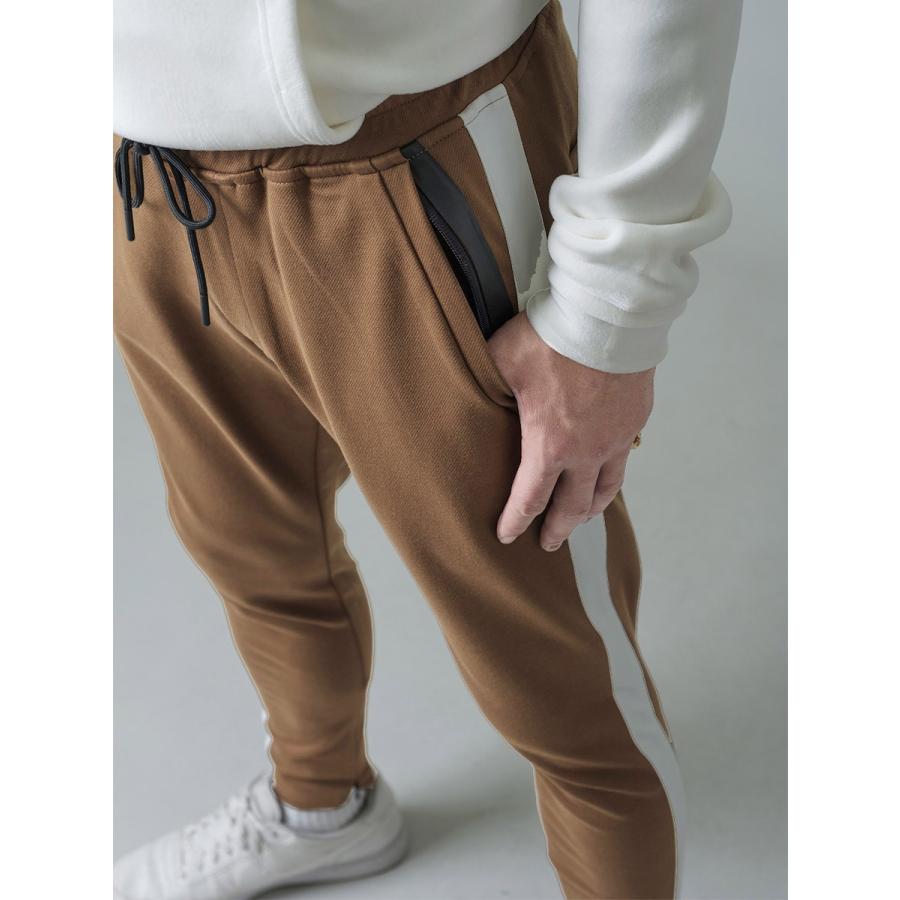 スウェットパンツ メンズ スリム グレー ベージュ ブラック 黒 S M L Xl 2l Ll 29 30 31 32 ライン イージー ストレッチ スエット Regievo レジエボ Re メンズジャケット バッグ 鞄 のhk 通販 Yahoo ショッピング